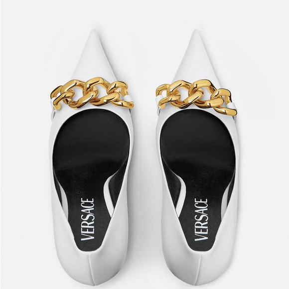 Versace gold chain heels - Picture 5 of 10